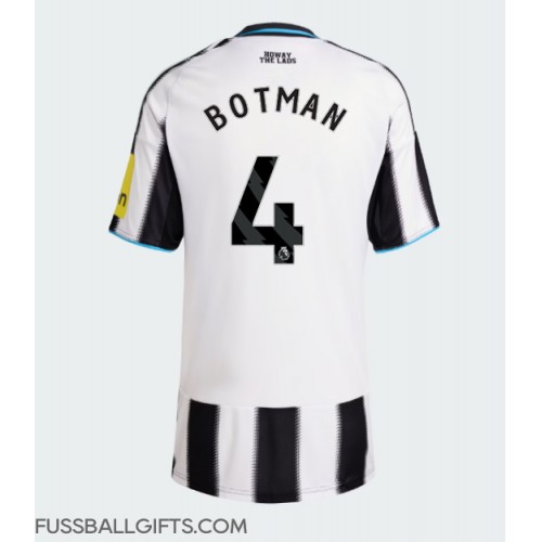 Newcastle United Sven Botman #4 Fußballbekleidung Heimtrikot Damen 2025-26 Kurzarm